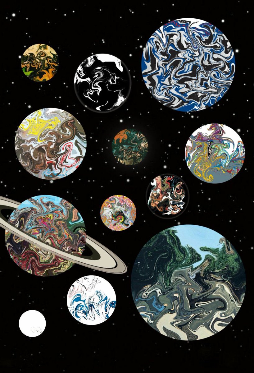 BeatlesEarth's tweet photo. If each Beatles album was a planet… https://t.co/KlWn5ZNe5u
