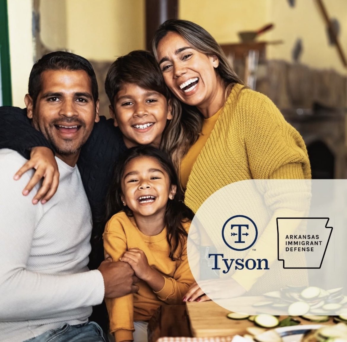 We’re eager to work w/@tysonfoods on the Tyson Immigration Partnership (TIP) initiative! Tyson pledged over $1 million to help refugee & immigrant employees w/legal services, incl. employment authorization renewals, green card renewals, & petitions for citizenship. #tysontogether