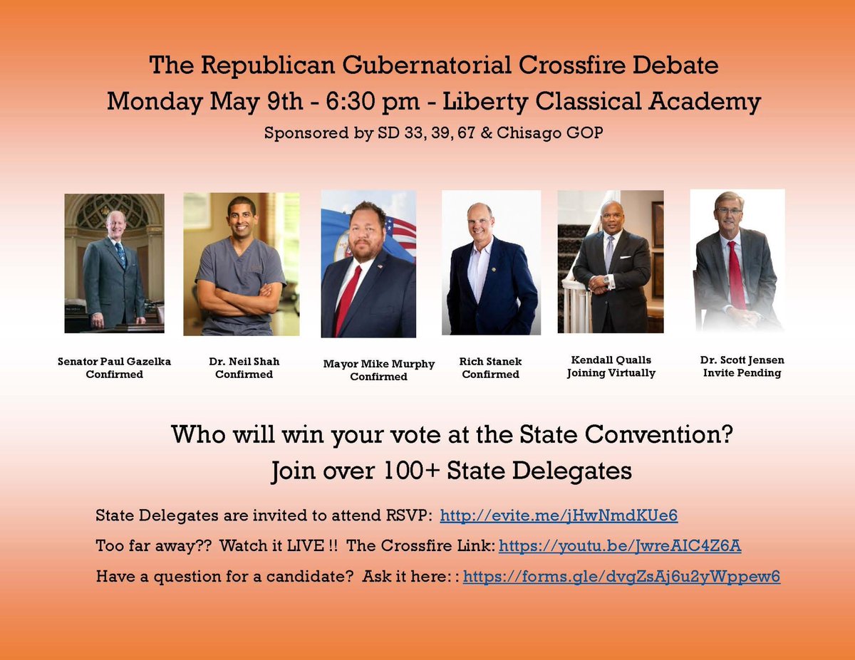 One of the final upcoming debates, come root us on! Join us for the Crossfire debate this Monday!

We've been building unbelievable momentum, I hope to see you there!