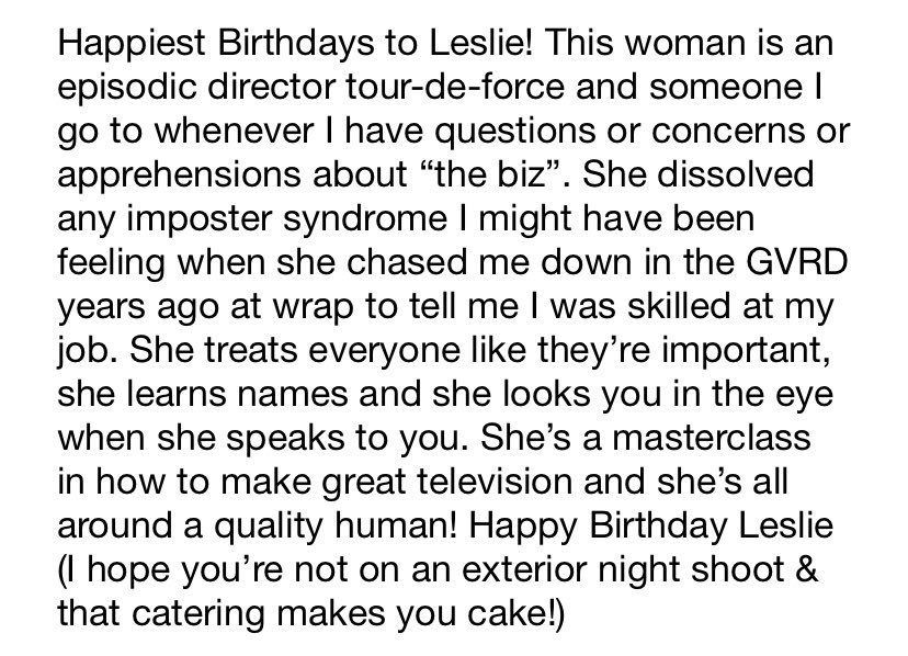 loriannejackson's tweet photo. Happy Birthday @lesliehope!!! 🎉🥳🎂 https://t.co/7eOniyNaqz