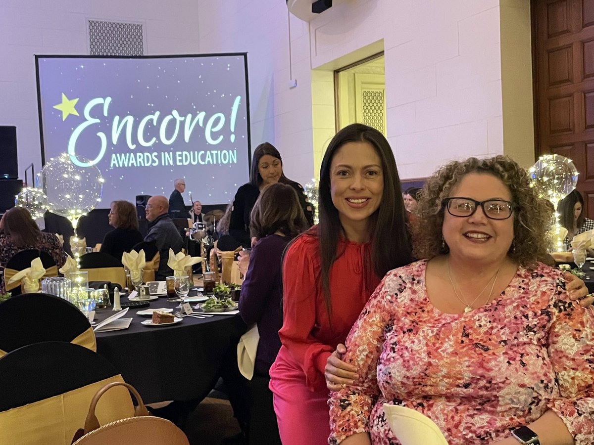 Presenting......Goodland Montessori's Encore award winners! Suzi Coe &amp; Natalia Rasavong 
Thank you for taking care of the health and technology needs of our students! <a href="/RacineUnified/">Racine Unified</a>