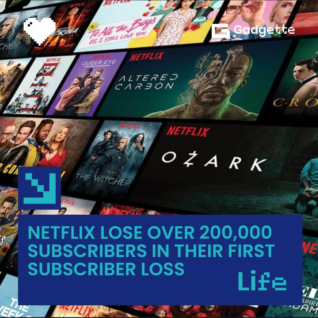 Netflix's biggest failing is a drop in subscribers for the first time in a decade 👀

The streaming service has reported a 200,000-subscribers! But, what is the reason for it?

Click the link in bio for the reason to why #Netflix is losing subscribers