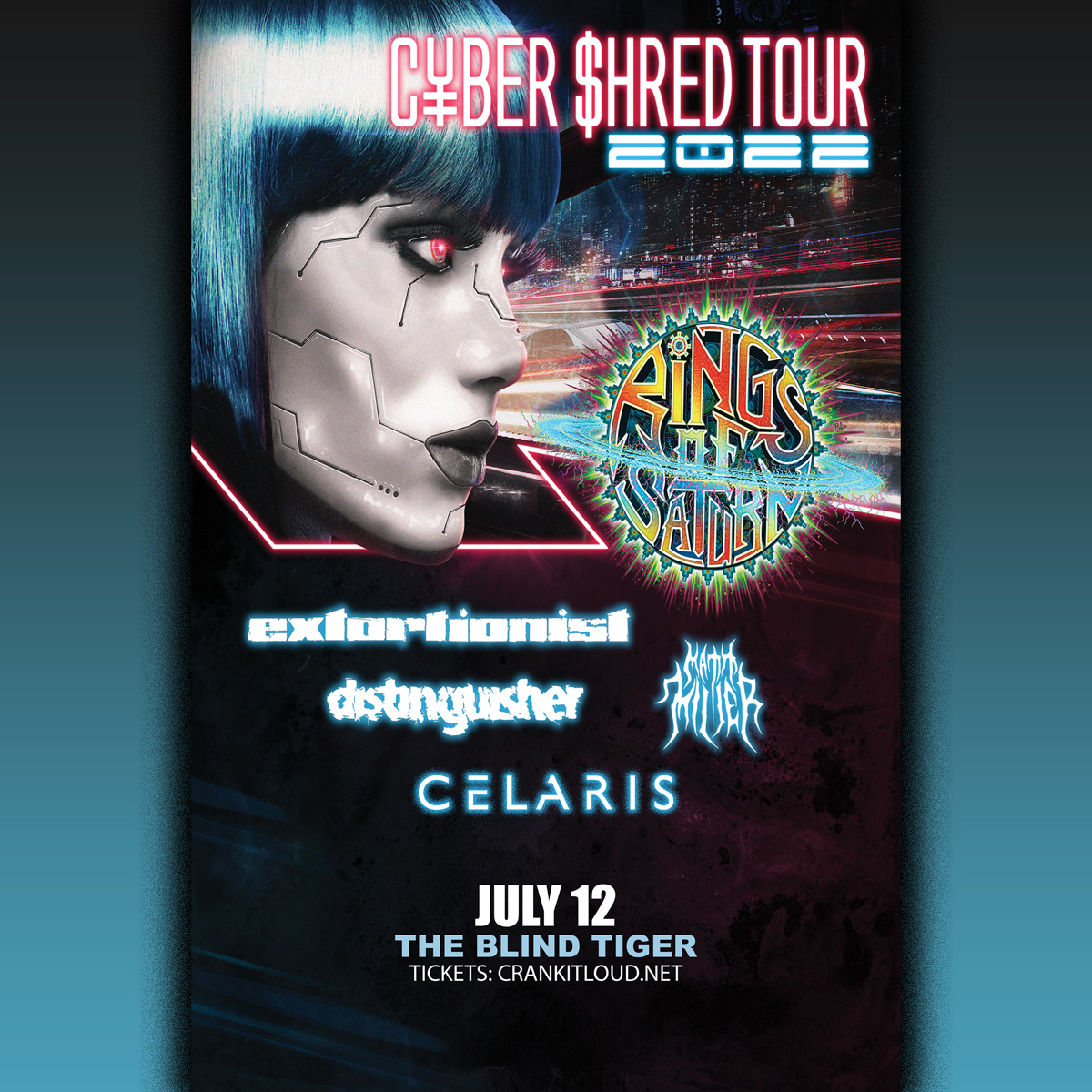 CelarisOfficial's tweet photo. July....a perfect month to open up a wild pit alongside Rings of Saturn, Extortionist, Distinguisher, and Matt Miller! Hit us up for tickets to the NC date🙌 https://t.co/umjYwtNb7l