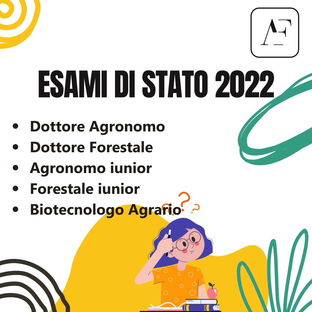 PRONTI PER L' #ESAME DI ABILITAZIONE ALLA PROFESSIONE?

LE DATE 
📅 La prima e la seconda sessione sono indette a #luglio e #novembre 2022.
📅 termine per l’iscrizione alla PRIMA SESSIONE: il 23 giugno 2022
📅  termine per l’iscrizione alla SECONDA SESSIONE: il 19 ottobre 2022