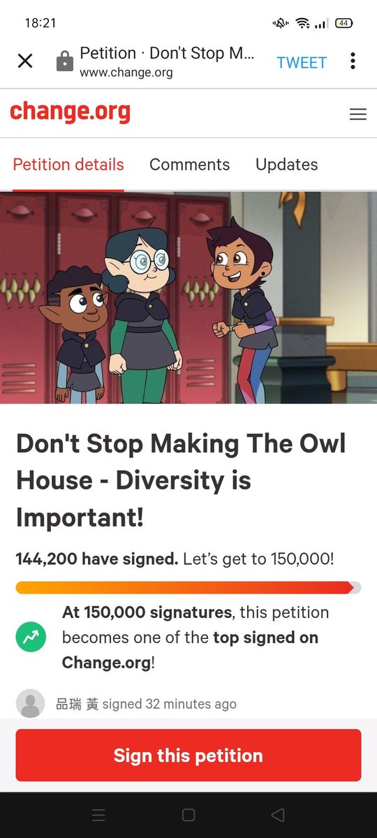 Crazy_Gal97's tweet photo. We are so close now! Still a chance.
💪😎💕
https://t.co/1yGLHqSPzv
https://t.co/mC1uPAphP3 - by @HeyRebeccaRose
#savetheowlhouse #moretheowlhouse #TheOwlHouse #TOH #savetoh #moretoh #usweirdoshavetosticktogether #TheOwlHouseSeason2 #TheOwlHouseSeason3 https://t.co/b0utrndjq7 https://t.co/DZC67D5WWt
