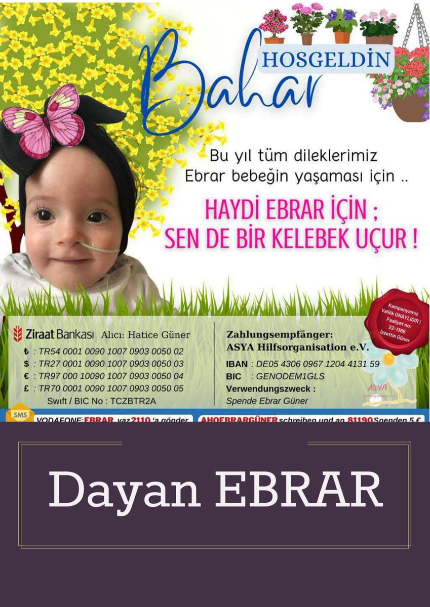Dayan EBRAR
<a href="/saglikbakanligi/">T.C. Sağlık Bakanlığı</a> 
<a href="/drfahrettinkoca/">Dr. Fahrettin Koca</a> 
Neden bu bebeklerin sesini duymuyorsunuz lütfen yardımcı olun🙏
