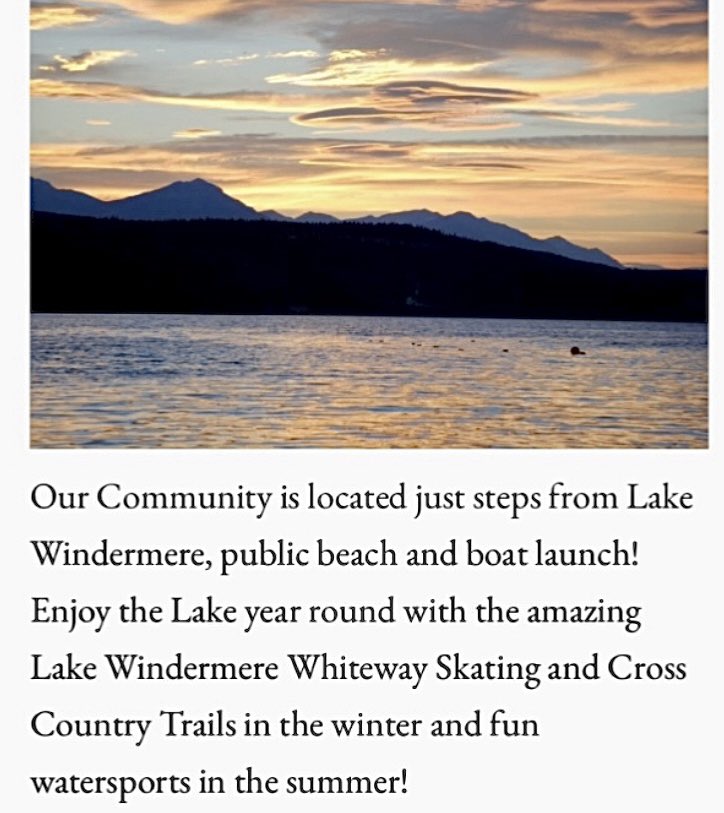 Beautiful Sunset Reflection over Lake Windermere💜! 

We are building Four Seasons Cabins close to the lake! 

Take a look at our floor plans:
trailsatwindermere.com/community/cabi…

#bcrealestate #columbiavalley #britishcolumbia #alberta #canada #lakewindermere #sunset #cabins #lakelife #BC