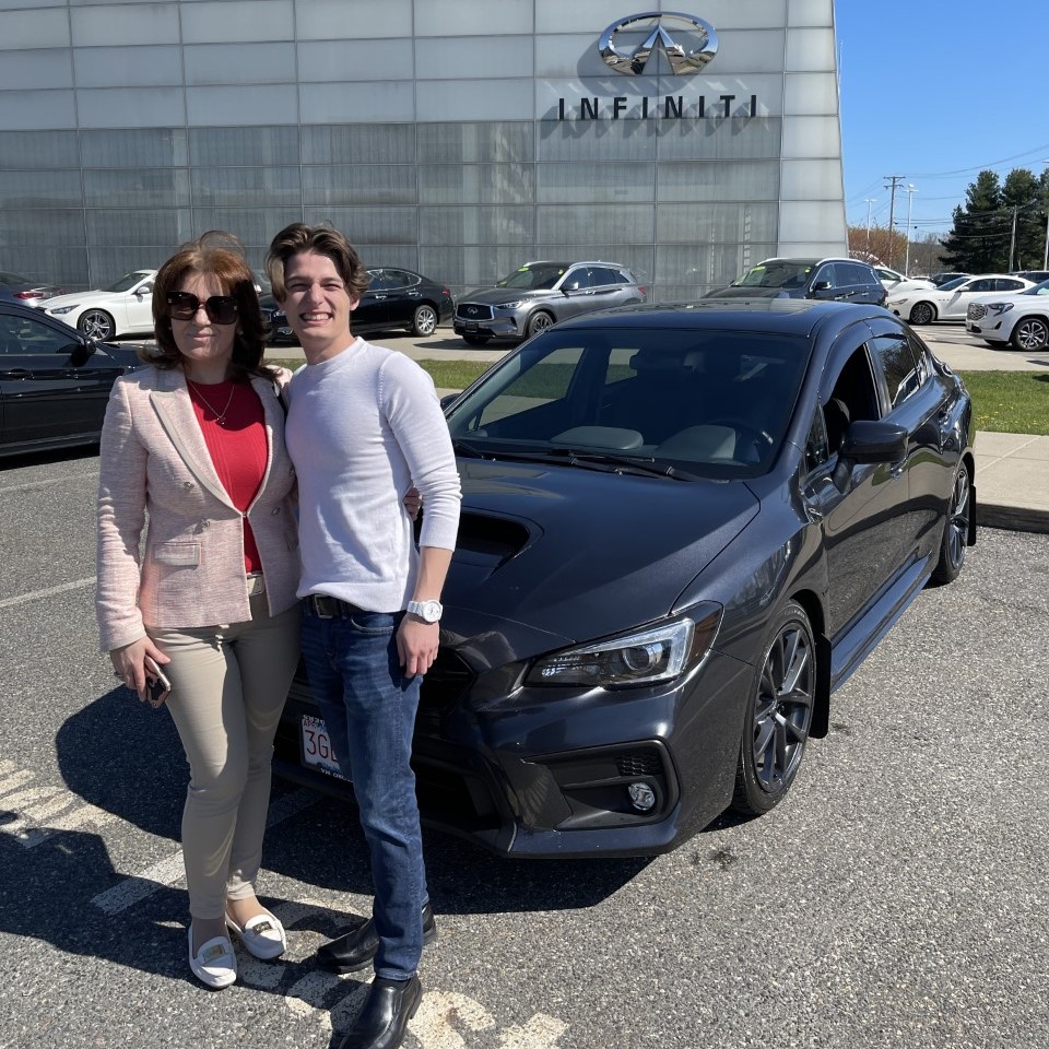 INFINITI_West's tweet photo. Congratulations to Jimmy on his 2018 WRX from John Aliperta and the team at Herb Chambers INFINITI of Westborough !!
.
.
#HerbChambersCompany #HerbChambers #HerbChambersINFINITI #HerbChambersCo #INFINITIusa https://t.co/s7zOkmG1Fr