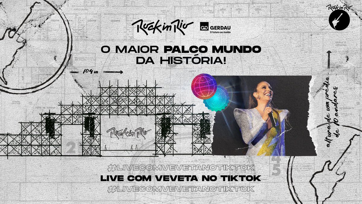 Uma sexta-feira sempre pode melhorar — e MUITO! 👀 Live da @ivetesangalo vai rolar agora no Tiktok. Cola aqui no link comigo e com a @gerdau: bit.ly/3MWbel3 #VEVETAnoRockinRio #RockinRio2022 #EuVou