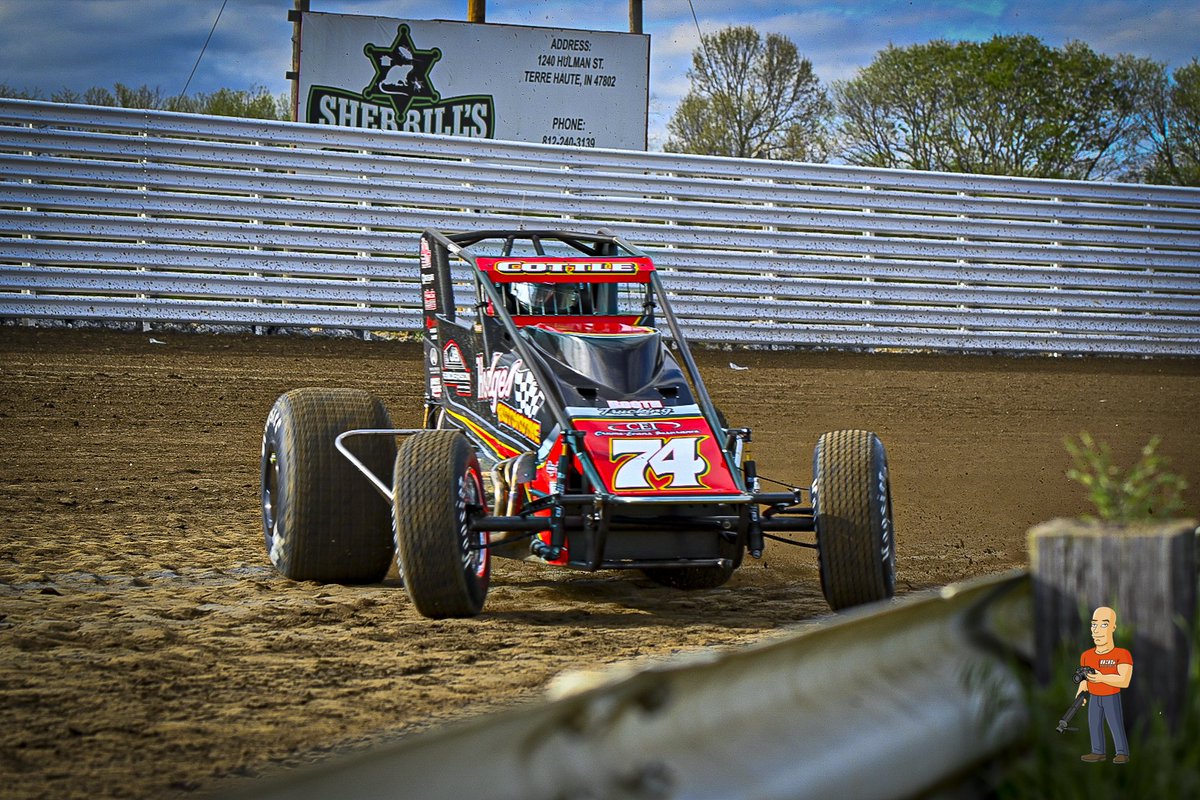 835films's tweet photo. Few @shanecottle2e in the Hodges Motorsports 74 at the @TerreHauteTrack. https://t.co/65mQ16SZKn