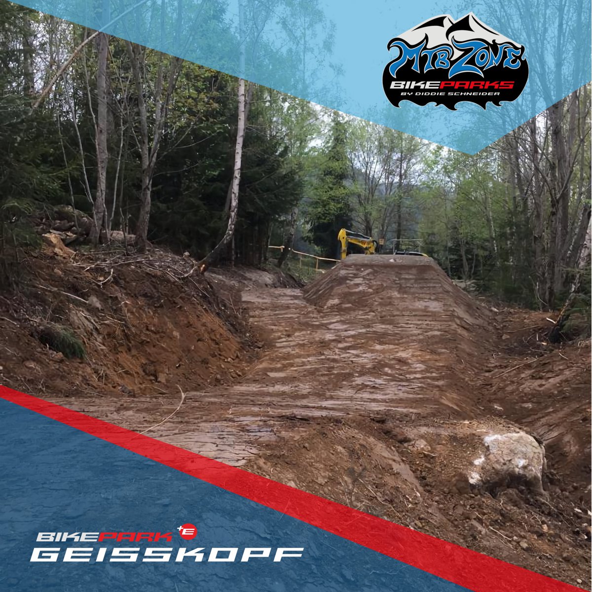 mtbzone_gkpf's tweet photo. Comin soon: unsere neue Jumpline! 😎
Wir sind fleißig - es wird jede Menge gebaggert und geshaped. 💪
Freut ihr euch genau so wie wir auf den neuen Trail? 😍

#mtbzone #mtbzonebikepark #mtbzonegeisskopf #bikeparkfamily #bikepark #bikeparkgeisskopf #geisskopf https://t.co/SBc2B8U9yy