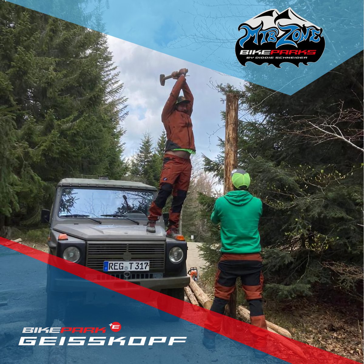 mtbzone_gkpf's tweet photo. Comin soon: unsere neue Jumpline! 😎
Wir sind fleißig - es wird jede Menge gebaggert und geshaped. 💪
Freut ihr euch genau so wie wir auf den neuen Trail? 😍

#mtbzone #mtbzonebikepark #mtbzonegeisskopf #bikeparkfamily #bikepark #bikeparkgeisskopf #geisskopf https://t.co/SBc2B8U9yy