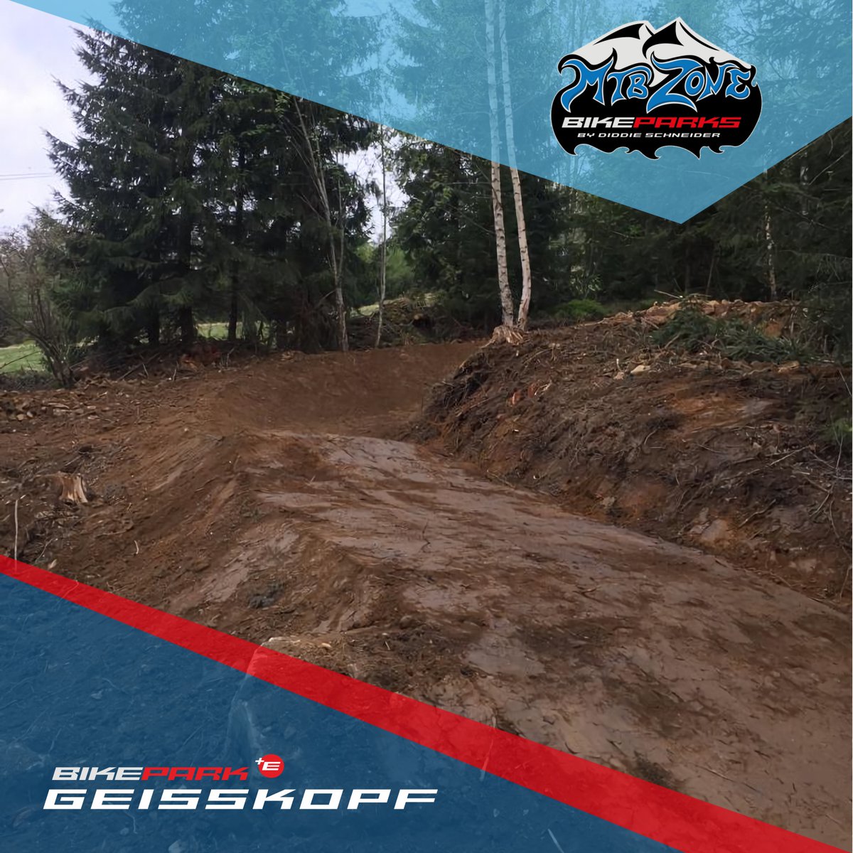 mtbzone_gkpf's tweet photo. Comin soon: unsere neue Jumpline! 😎
Wir sind fleißig - es wird jede Menge gebaggert und geshaped. 💪
Freut ihr euch genau so wie wir auf den neuen Trail? 😍

#mtbzone #mtbzonebikepark #mtbzonegeisskopf #bikeparkfamily #bikepark #bikeparkgeisskopf #geisskopf https://t.co/SBc2B8U9yy