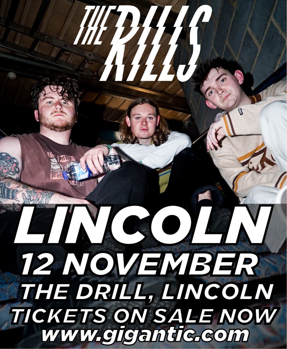Tickets for <a href="/TheRills/">The Rills</a> huge hometown show at The Drill, Lincoln are on sale now!

Plus they've just dropped their debut EP 'Do It Differently' - available in all the usual places!

Tickets on sale now via <a href="/Gigantic/">Gigantic Tickets</a>!

#therills