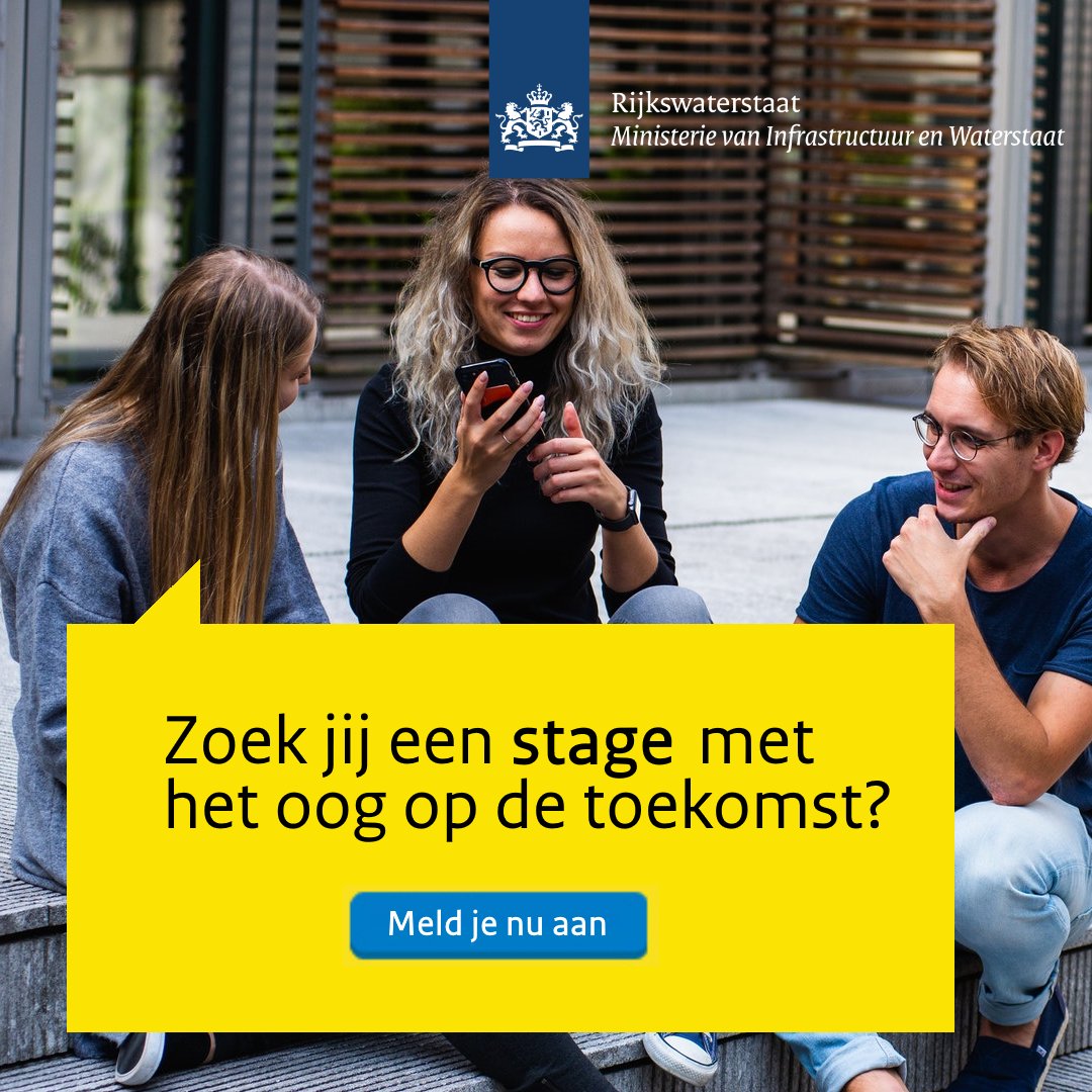 LCB_2023's tweet photo. Rijkswaterstaat hecht veel waarde aan jonge mensen in de organisatie. Zo bieden we naast het Rijkswaterstaat Traineeship ook de Young Professional Programma’s Techniek en ICT en is er een poule voor Jr. IT Consultants.

Check de site voor de opties: https://t.co/CquAT1GNMf https://t.co/QZptkSldUQ