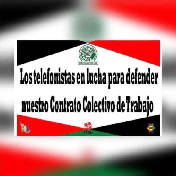 AmeClemente's tweet photo. #EnDefensaDelCCT #FuerzaSTRM #HuelgaEnTelmex #OrgullosamenteTelefonista https://t.co/cEOPAFH9YR