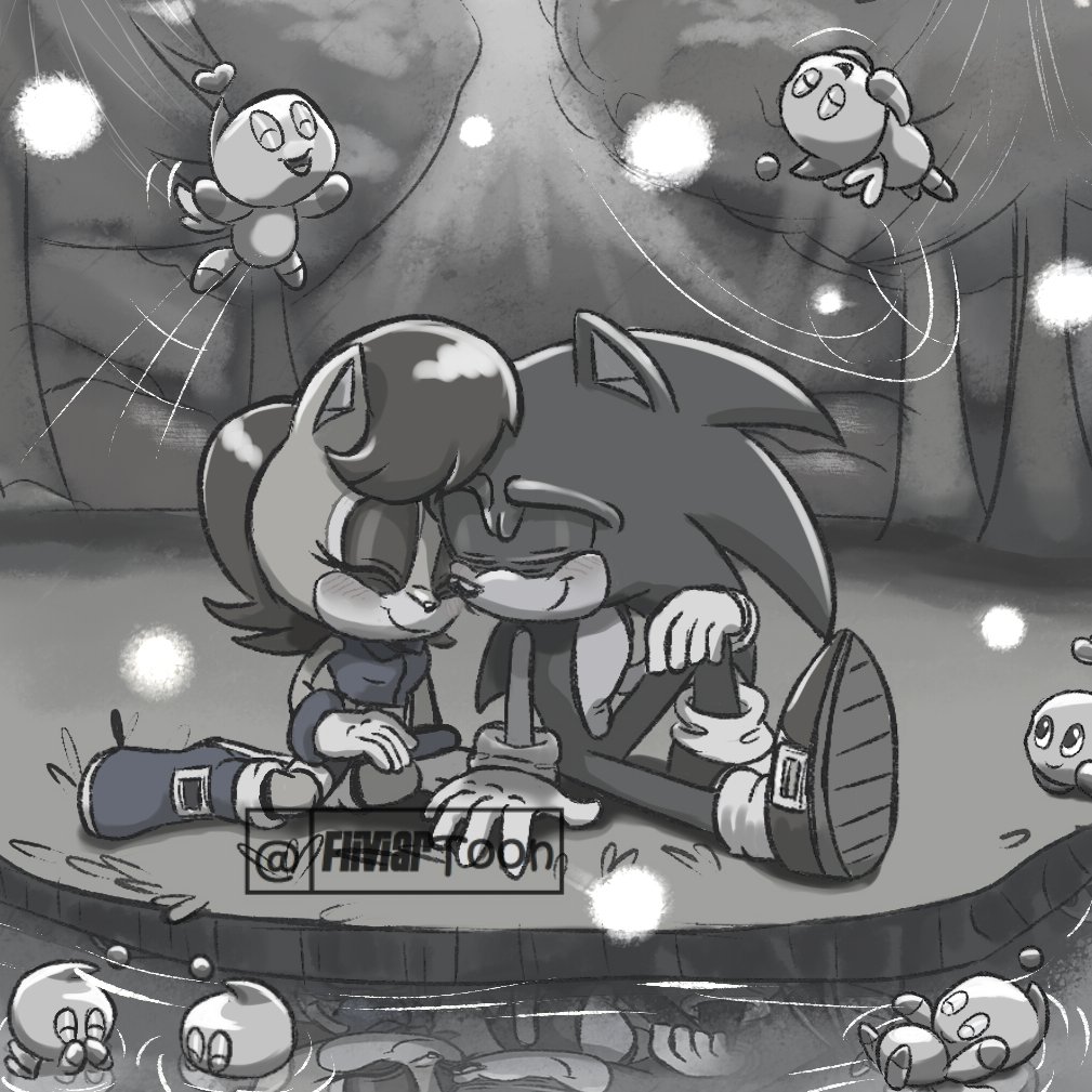 Fliviartoon's tweet image. #SonallyWeek2022 Day 5: Night.
Esto lo amaran. 
Surely you already know what issue I based this scene on.😊😉😏
Sonamy fans will hate me 😒🙄
#sonicthehedgehog #SallyAcorn #Rally4Sally #Sonicart #sonsal #sonally