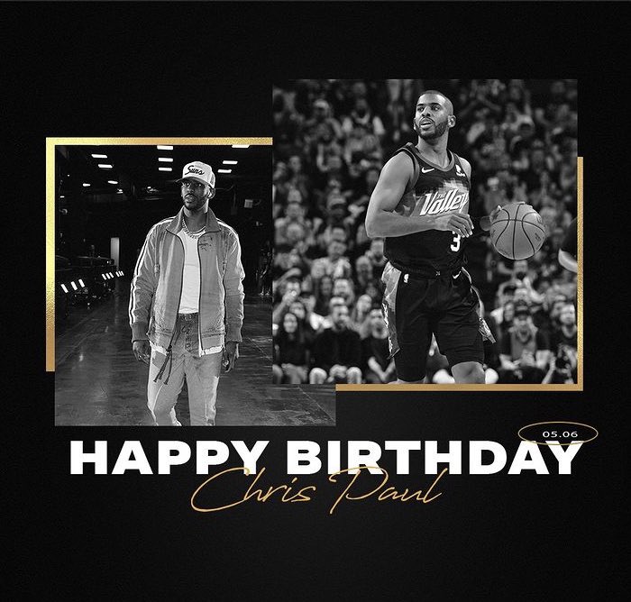 Happy Birthday to Chris Paul (37) and Meek Mill (35) 