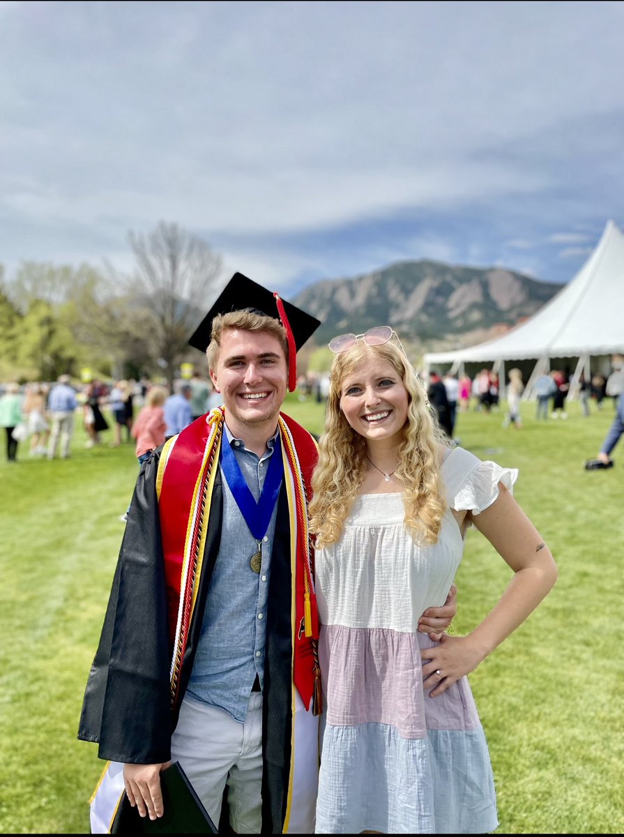 HayBailes97's tweet photo. So proud of this little buff for graduating from @CUBoulderCMCI today!! #SKOBuffs #PRBuffs @CUBoulder https://t.co/GTmOziH1Sg