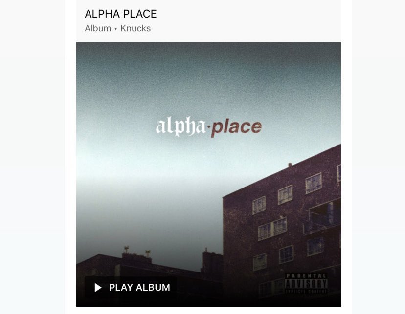 TyroneMc__'s tweet photo. π Knucks: From 2014 SoundCloud, first gig in β19 to #AlphaPlace.
I bumped into him after that gig, 45 minutes later we was still there chatting about every day life.
A real musician, whoβs stayed true to himself in delivering his sound.
Deserves his flowersπ€΄πΎ
#NoDaysOff https://t.co/Sn1Eyo8wlR