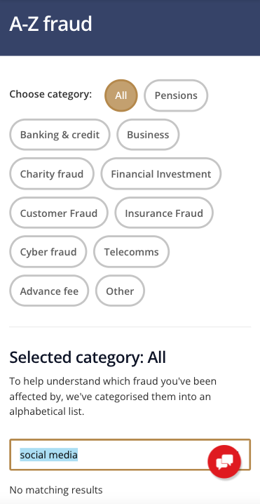 mrmoneyjar's tweet photo. I would love to see 'Social Media Scams' added as an officially recognised type of fraud on the Action Fraud A-Z list.
At least a few thousand pounds (that I know of) has been lost to social media scams over the past 12 months.
@actionfrauduk can you help?
#MetaDoBetter https://t.co/KXr1GLF7GN