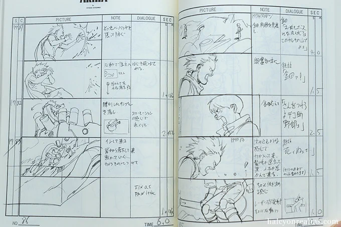 "That's Mr. Kaneda to you, punk !"

Katsuhiro Otomo's meticulously drawn storyboards for his magnum opus anime film AKIRA is now collected on 2 volumes from the new Complete Works. Explore more in my reviews 大友克洋全集 #絵コンテ レビュー - https://t.co/C03vOCTJmf 