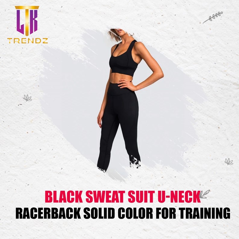 LTK_Trendz's tweet image. Give your everyday activewear wardrobe a fashion-forward look with this Black Sweat Suit U-Neck Racerback Solid Color For Training.
#ltktrendz #clothingbrand #clothing #fashion #streetwear #apparel #clothes #brand #style #tshirt #clothingstore #ootd #streetstyle #design