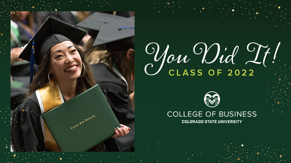 CSUCollegeOfBiz's tweet photo. 🎉💛💚 #Congratuations to the #ClassOf2022!
We’re so proud of all you have become while you were with us, and excited to watch you make an impact on the world!
#RamGrad and #CSUClassOf2022 #BizRamGrad https://t.co/lID1fTDBNQ