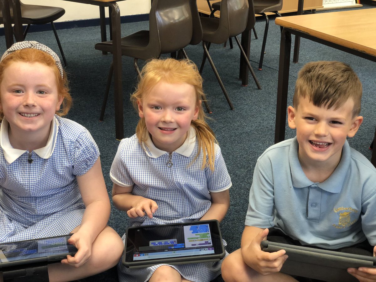 ComberbachMrsSW's tweet photo. More fun with @purpleMash as Year One designed and created their very own scene, before writing some code for the objects they’d chosen. We even added in an event! Tricky stuff - can your child show you at home? @ComberbachMrsJ_ @ComberbachMrN #ComberbachComputing https://t.co/GVUGEaUPhr