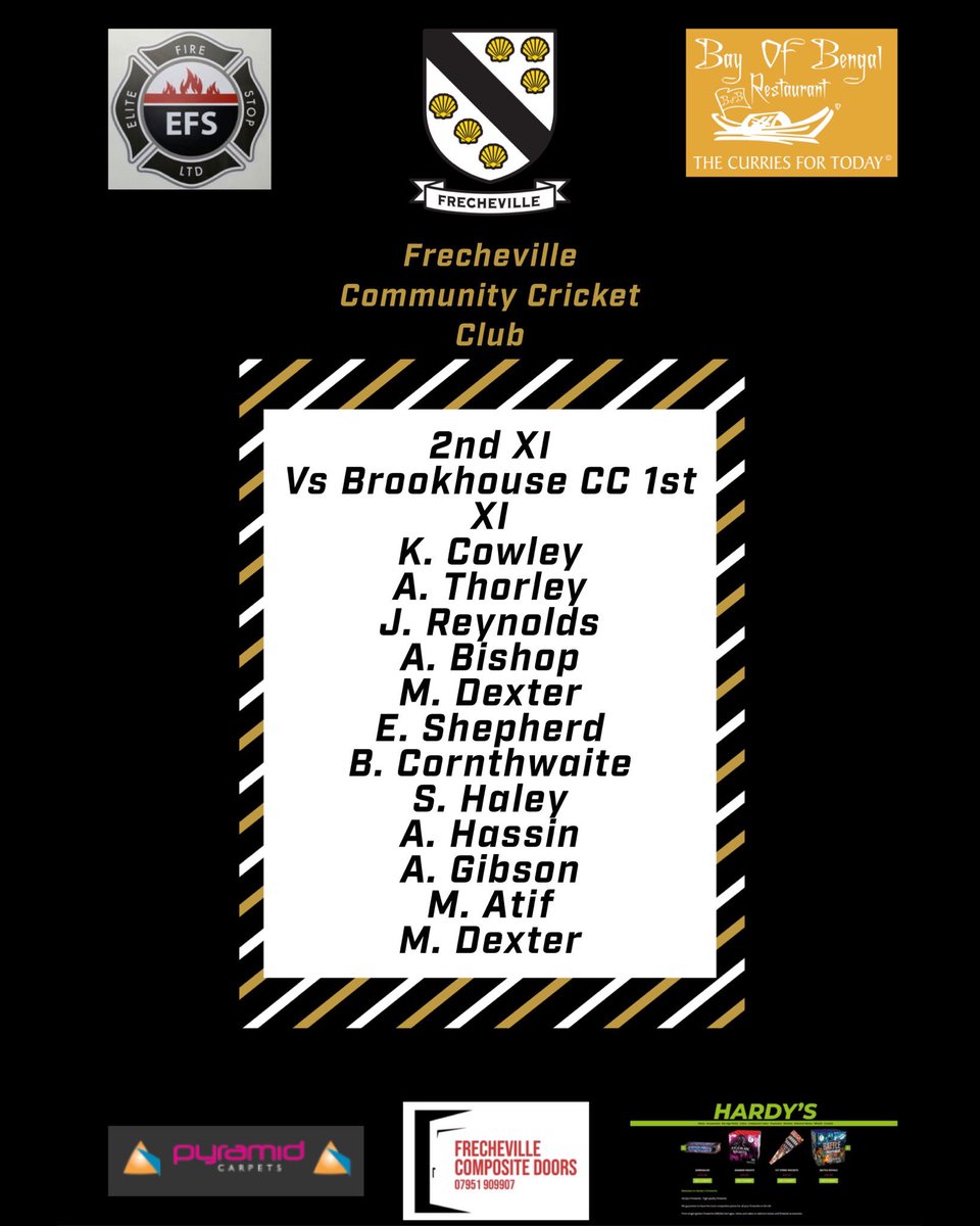 frechevilleccc's tweet photo. Here’s how the sides line up this weekend.

Good luck to all who are involved, let’s see plenty of you down supporting the sides and hopefully, seeing a big haul of points. 

#seashells🐚 #YCSPL #MDCL #cricket #sheffield https://t.co/3IDUGDSCNc