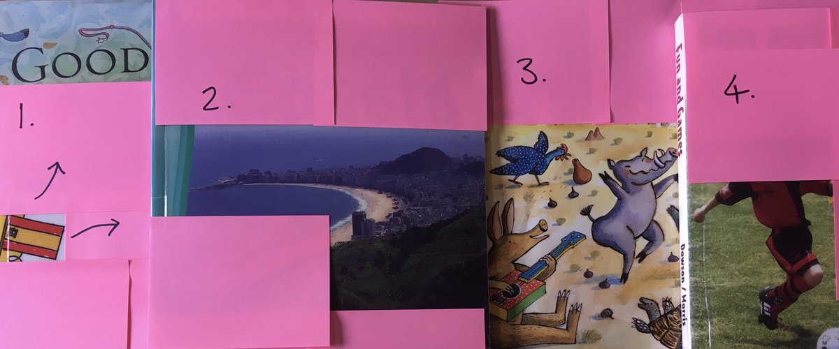 FalmerLib's tweet photo. We are missing our expert quiz setter today but we’re attempting #FridaySongChallenge anyway. Better late than never!
This is the name of a band and their album. Can you tell us the name from the cryptic book cover clue? 🤔
4 words, first two not in English. Answer on Monday! https://t.co/aoJnKpKyZv