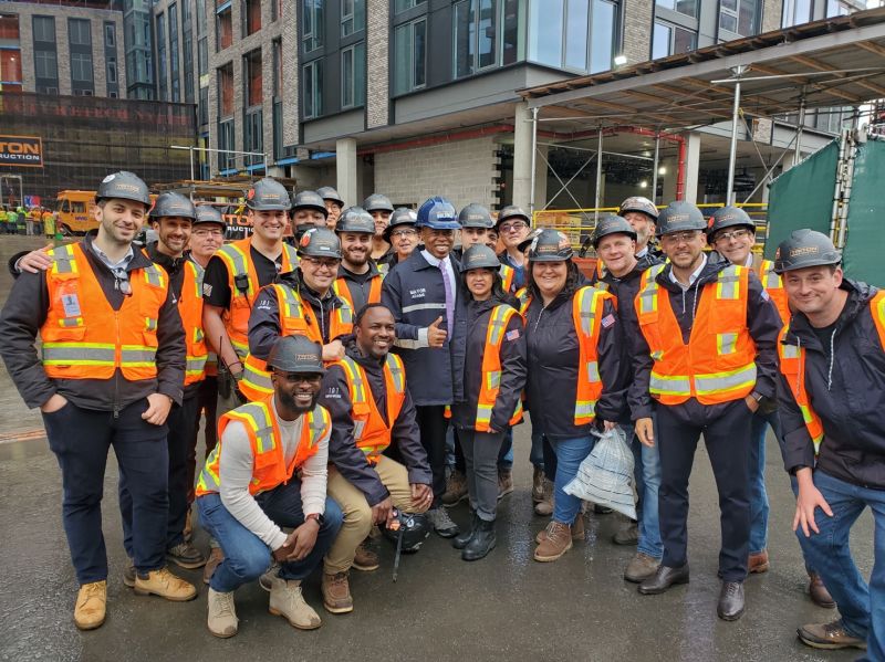 TritonConstruct's tweet photo. Triton Construction Company is proud to host Mayor Adams and the NYC Department of Buildings at 101 Lincoln Ave in the Bronx to close DOB’s annual Safety Week.
#SafetyWeek2022 #101Lincoln #ConstructionManagement #TritonConstructionCompany #TritonExcellence #GeneralBuilders #NY https://t.co/03WDsOYPqg