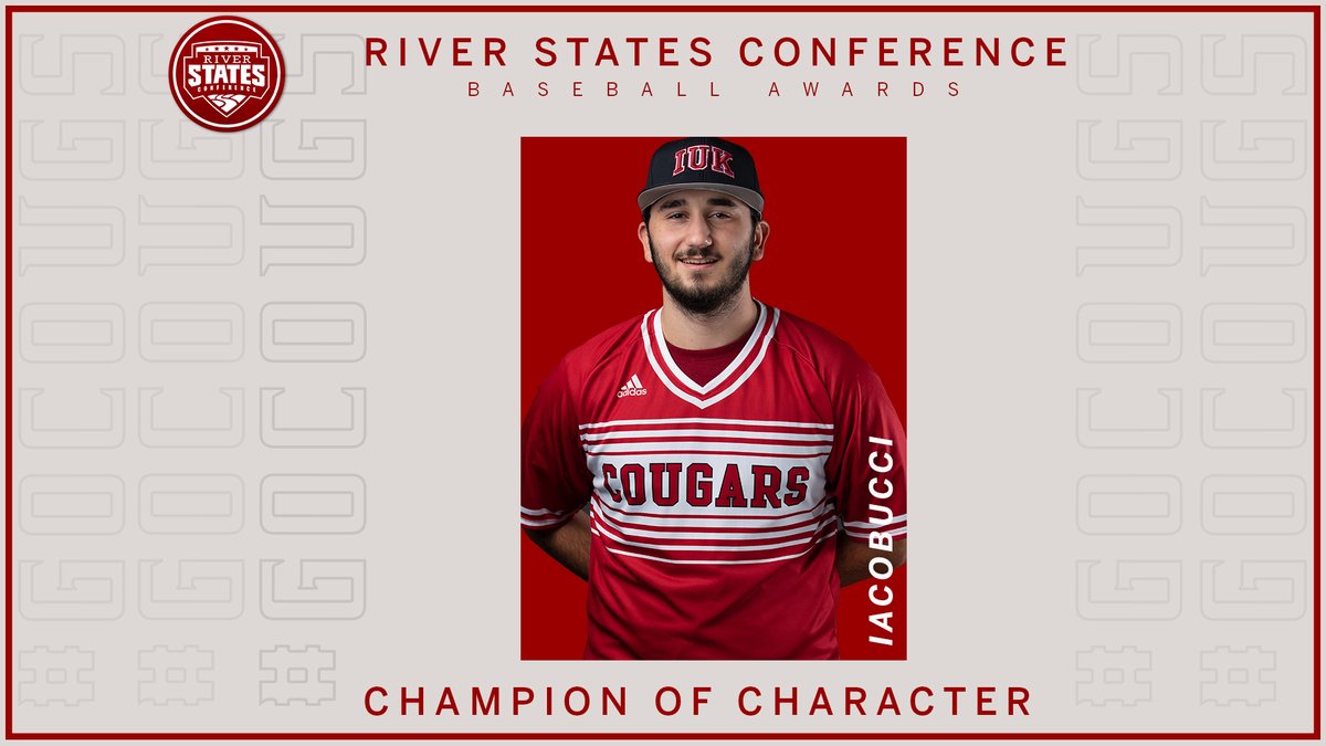 IUKBaseball's tweet photo. @jt_holton @RiverStatesConf Congrats to Matt Iacobucci on being named a @RiverStatesConf Champion of Character recipient!

#RollCougs #RSCBaseball https://t.co/zCMpCYWg2a