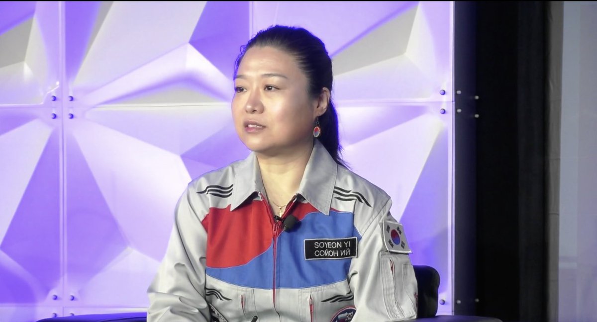 IEEEAwards's tweet photo. We're so excited to welcome #SouthKorea’s only #astronaut, Soyeon Yi (@MsCoolAstro) to the 2022 #IEEEVICSummit. Because defending her thesis wasn't challenging enough, she decided to do it from #space. #WomenInEngineering #WomenInSpace #IEEEAwards2022 https://t.co/4WL5I4Zo4O
