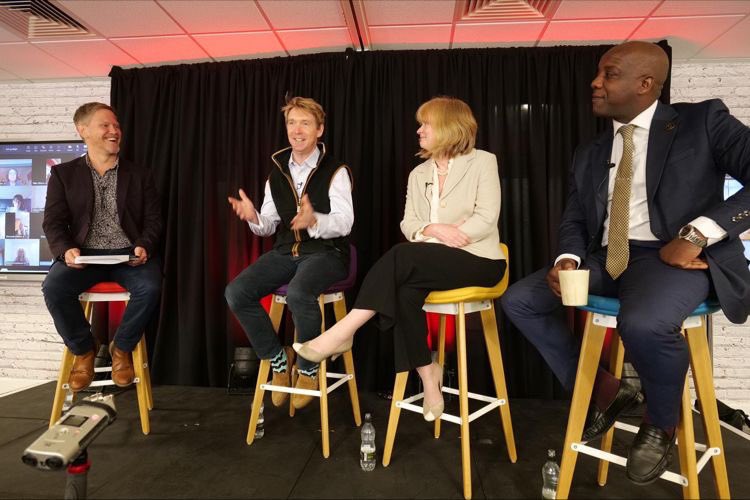 Moore Barlow Managing Partner Ed Whittington Chair Helen Goatley and Senior partner (me) . This is what diversity looks like . #MBVisible @MooreBarlowLLP