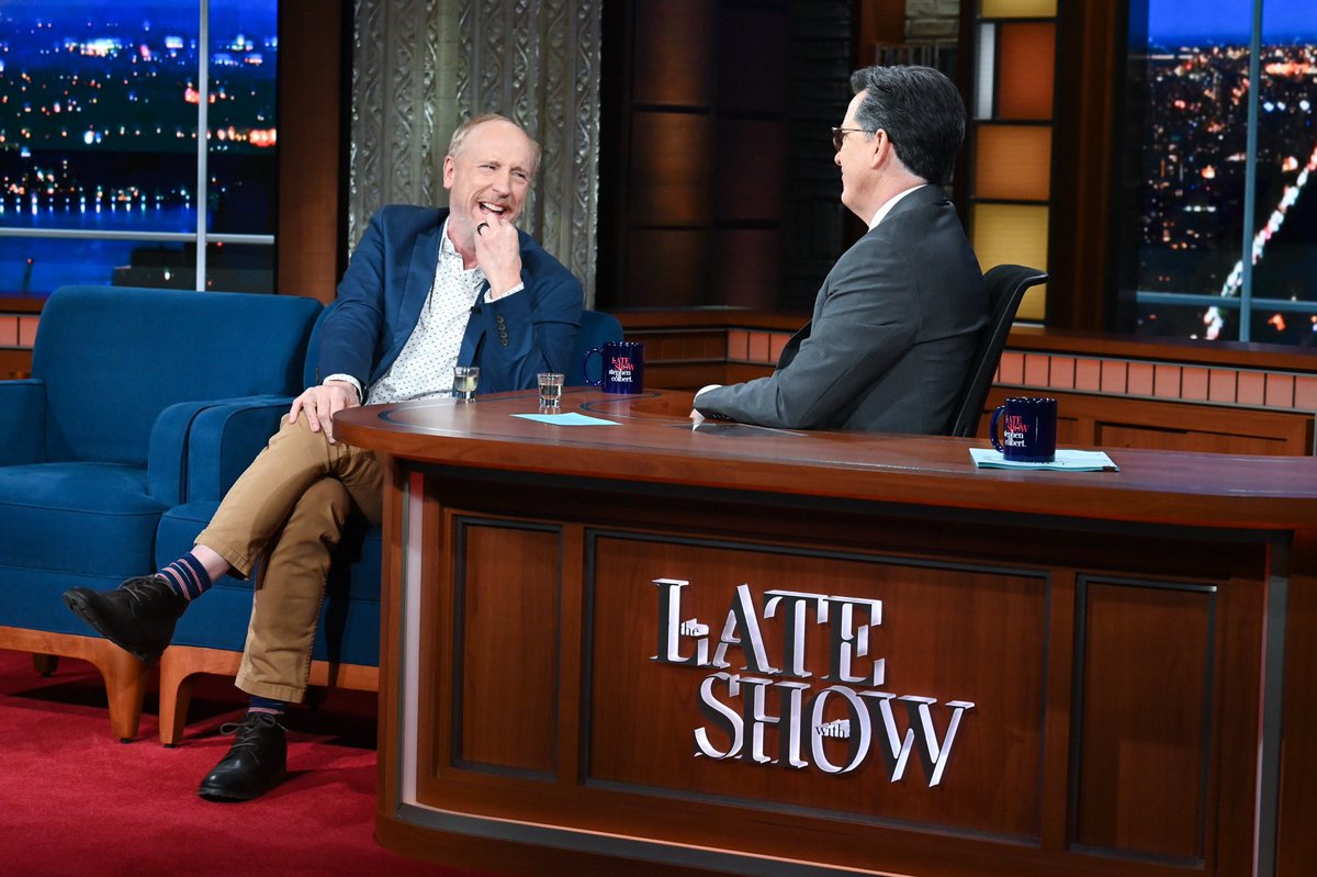 Love Stephen, love him. @colbertlateshow always supremely funny! @UnpluggingMovie