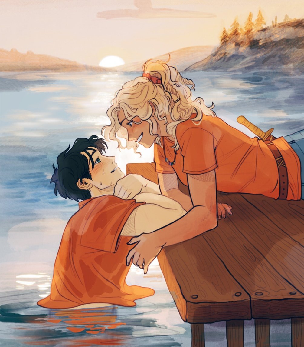 you are in love × percabeth