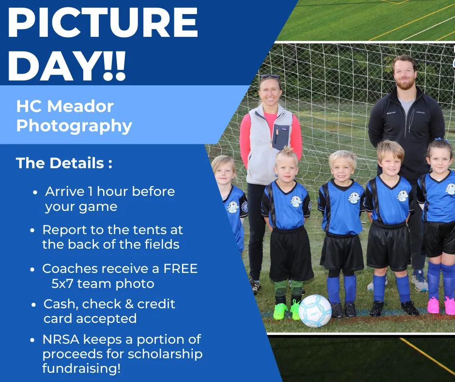 nrsatweet's tweet photo. This Saturday, May 7th, is picture day!  Don't miss your chance to commemorate the season.  Order forms are available on our website under the Parent's Corner tab and will also be available at the picture tent.

Make sure to participate, your teammates want you in the team photo. https://t.co/TANEnMTXad