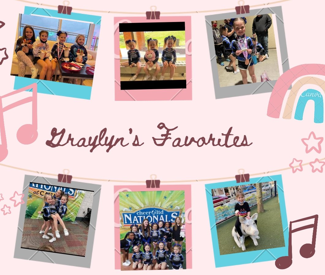 CA_KittyClaws's tweet photo. Hey Graylyn!
Thanks for being our ray of sunshine and making sure sprinkles got lots of cuddles.
@CA_CharlotteNC memories for Graylyn look like a blast!
#cheerathletics #szn8 #kittyclaws #KC2022 https://t.co/h5pXjrktmQ