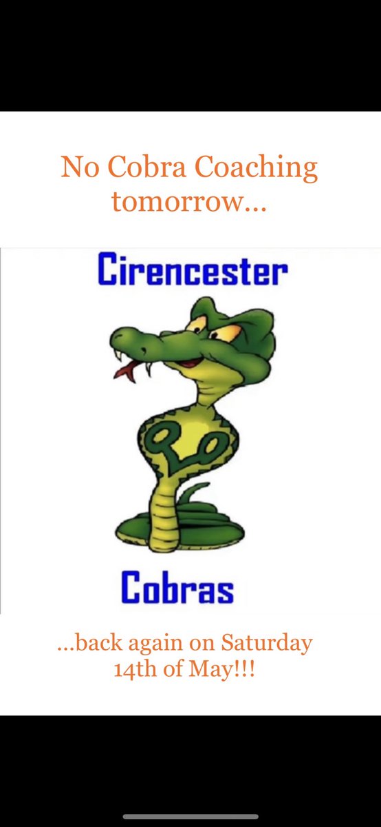 pgajimmer's tweet photo. No @cirencestergolfclub Cobras 🐍 coaching tomorrow - back to normality on Saturday 14th of May! #haveagoodweekend #CPDtime #professionaldevelopment #growingthegamenextweekend https://t.co/yhH04ghT0L