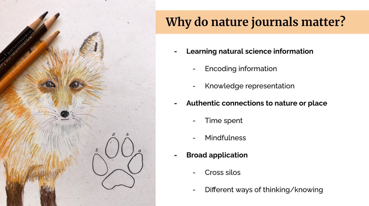 Blueyesalim's tweet photo. Here’s another graduate that I want to celebrate…. This year I’ve had the honor of working with @UWyoCoED grad student, Libby Graves, who studied the impacts of natural journaling on adult learners @the_aste #FirstFridayChat https://t.co/bNFkUhmXSh