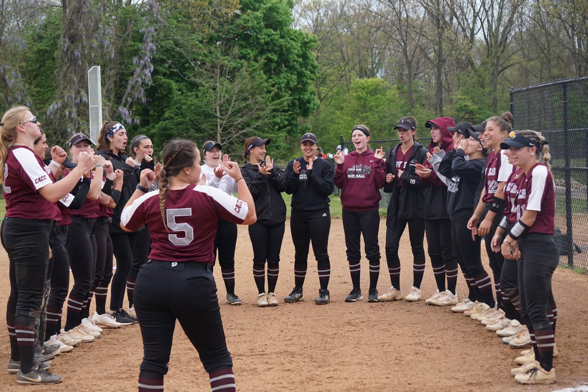 USciencesDevils's tweet photo. Mood: Becoming the first @USciencesSB team to win multiple @CACC01 Tournament games #DevilsLastRun https://t.co/N9uo65YMsC