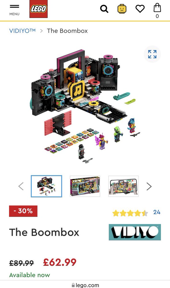 meilnatson's tweet photo. @LegoWith Official Request #63. This came from @Nancym34472265 moons ago (how on trend to mention the lunar location) & should be satisfied. The set is even currently on sale at Lego (as they try to sell off the slightly unsuccessful VIDIYO line). #Boombox #BuildIt #ForNancy https://t.co/qO0TZCml0w