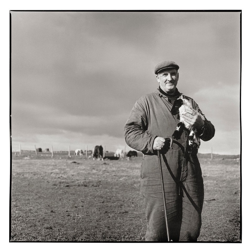 DocuScotland's tweet photo. As part of our #ShowUsColonsay event this week, @craig_easton has been making new portraits of islanders he photographed in 1996.
He caught up with crafter Archie McConnel with his lambs just as he did all those years ago.
#photography #colonsay @CreativeScots @StreetLevel_ https://t.co/iniNMqtuGr