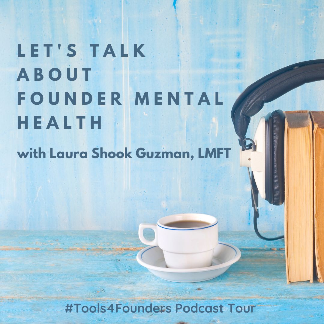 I've compiled a list of podcast interviews I have given on the topic of #foundermentalhealth and created a playlist. It's the #Tools4Founders Podcast Tour and features my conversations with some of my favorite podcast hosts. Tune in and share! spoti.fi/38UOraF #MHM2022