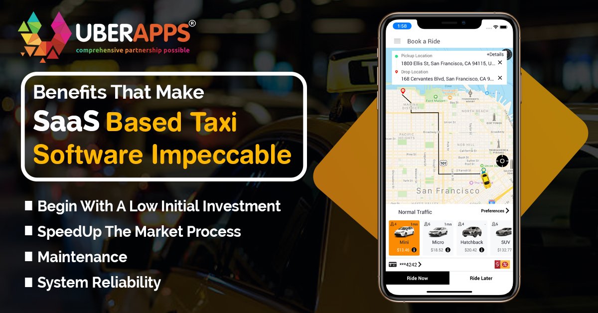 UBERAppsTech's tweet image. UBERApps is the way to go if you&apos;re seeking a SaaS-based taxi solution provider to kickstart your business. We offer a powerful and advanced #SaaSbasedTaxiSolution that offers cutting-edge features and #technology.
Join hands with UBERApps: bit.ly/3u6jDKy
#UBERApps
