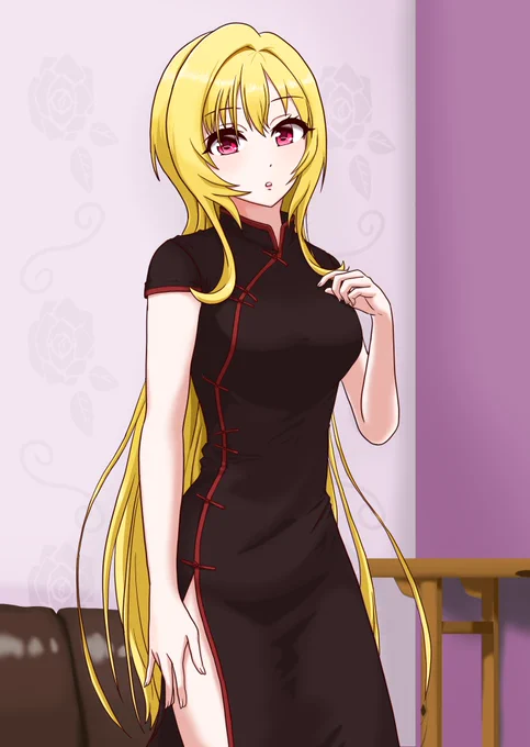 黒埼ちとせにチャイナドレスを着せ隊 供給が足りなければ描けばよい  #黒埼ちとせ #デレマス