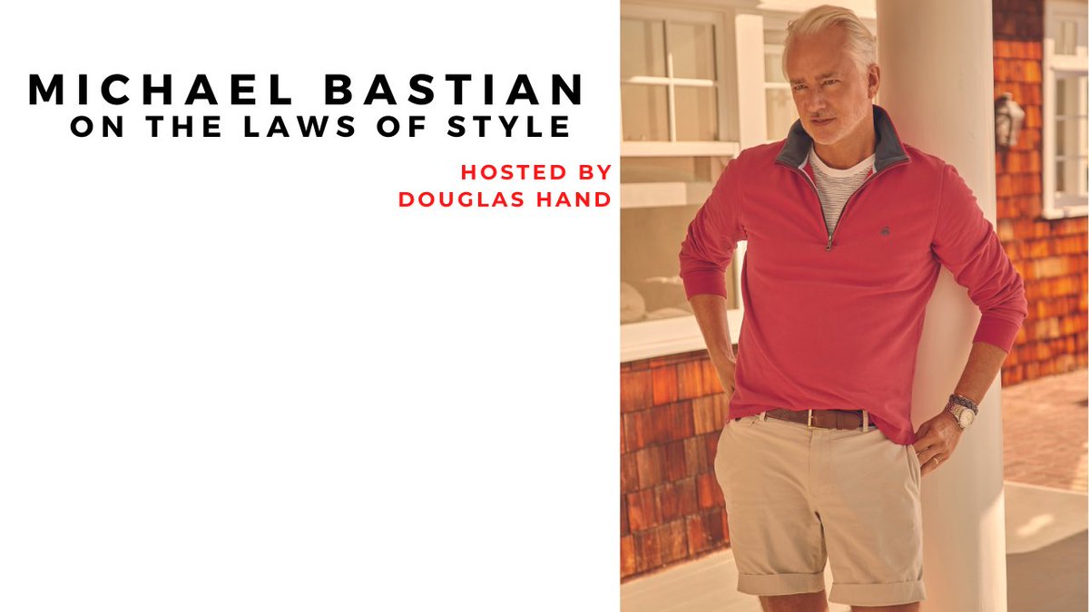 Douglas Hand (@handofthelaw) on Twitter photo Premiering at noon today - The Laws of Style with <a href="/michaelbastian/">Michael Bastian</a> of <a href="/BrooksBrothers/">Brooks Brothers</a> on the rebooting of the brand, menswear trends and his favorite cities for style. Listen in! youtu.be/VEbC5R51ZUI via <a href="/YouTube/">YouTube</a> Premiering at noon today - The Laws of Style with <a href="/michaelbastian/">Michael Bastian</a> of <a href="/BrooksBrothers/">Brooks Brothers</a> on the rebooting of the brand, menswear trends and his favorite cities for style. Listen in! youtu.be/VEbC5R51ZUI via <a href="/YouTube/">YouTube</a>