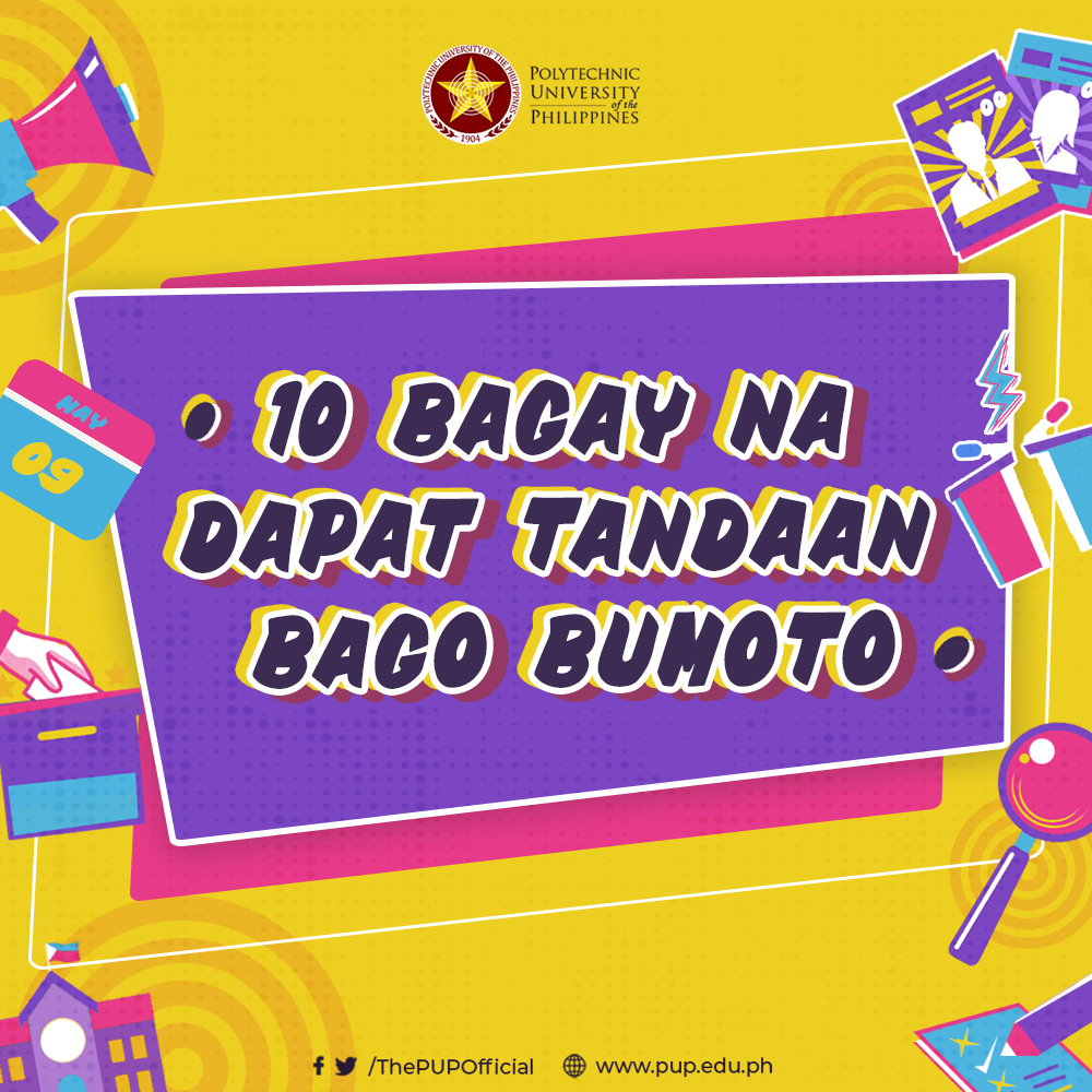 ThePUPOfficial's tweet photo. 1/3: 🇵🇭Ready for May 9? 🇵🇭 Here are some reminders to keep in mind. https://t.co/mZxbOenP9h