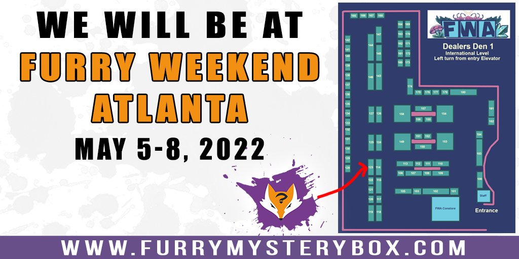 furrymysterybox's tweet photo. We will be at Furry Weekend Atlanta
May 5-8, 2022
https://t.co/17ziW8oXnu
Keep updated at
https://t.co/gzVkVB31NM
#FurryMysteryBox #Furry #Mystery #FMB #RingtailCafe #FWA #AtConBox #Cute #Random #Tshirts https://t.co/x0hgKpoyBC